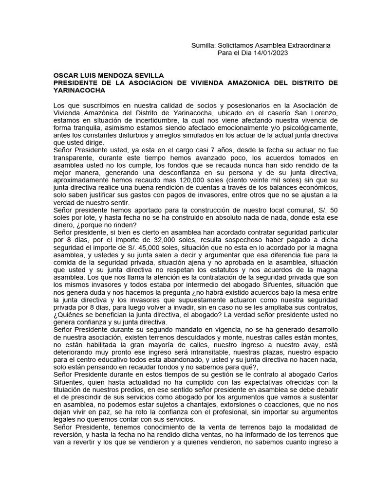 Sumilla | PDF