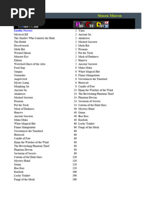 yugioh forbidden memories card drop list | PDF | Dragon Yugioh Forbidden Memories Drop Guide