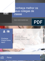 Cópia de Conheça Melhor Os Seus Colegas de Classe