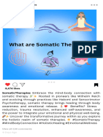 Social Media Advocacy - Somatic Therapies