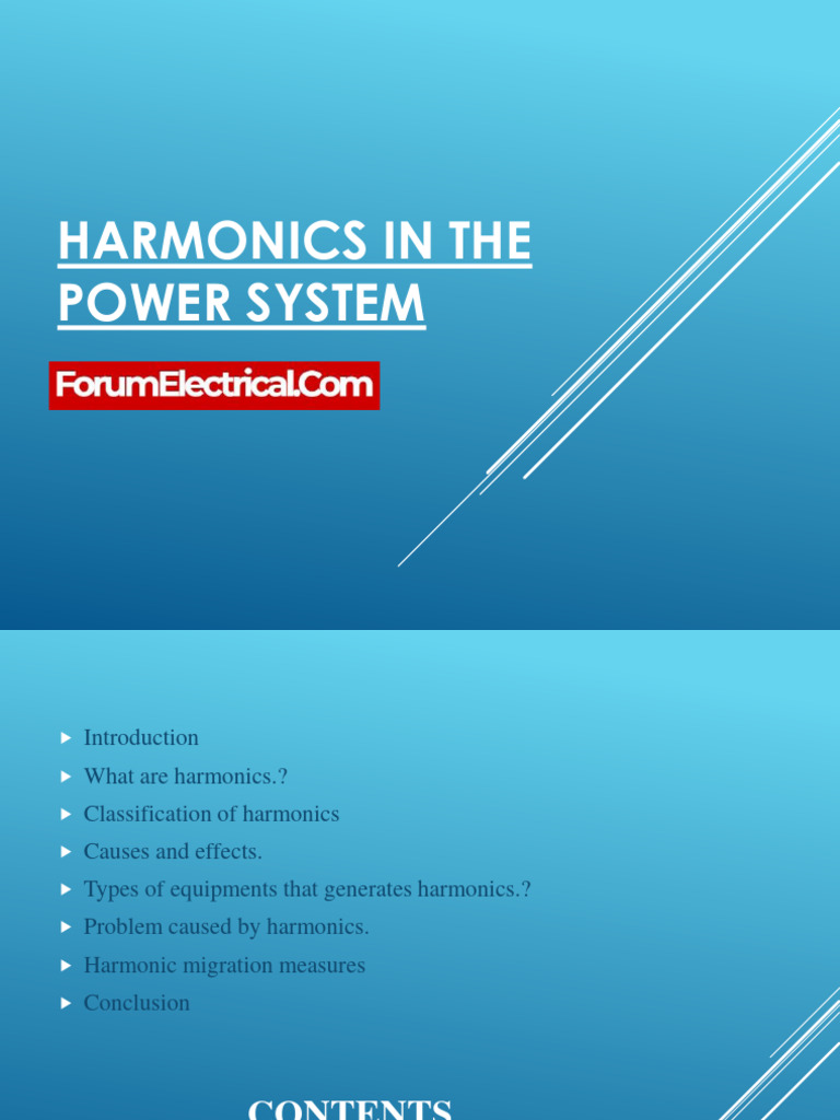 Understanding Harmonics in Power Systems | PDF | Power Supply | Transformer