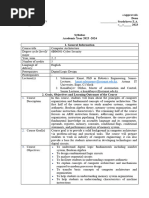 Syllabus - 2023 - Comp - Architecture