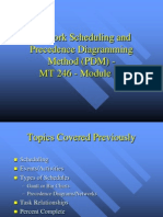 Precedence Diagram Methods