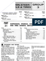 Group 3 Suspension, Steering, Wheels & Tires