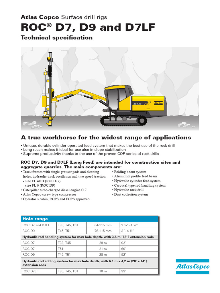 ROC D7 D9 and D7LF - 9851 2418 01g Highres | PDF | Pump | Engines