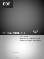 I.P.R, Entrepreneurship, Bioethics, and Biosafety in Biotechnology PART 1