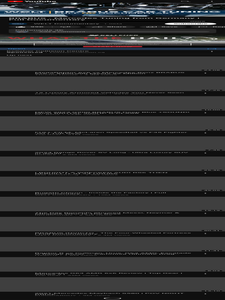 Brabus Mercedes Tuning From Germany Full Documentary Youtube Pdf