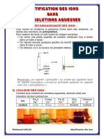 Test ion chimie