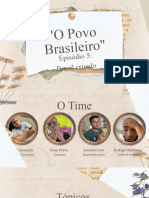 O Povo Brasileiro Apresentação Base de Trabalho