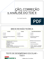 TDE II Aplicacao e Correcao