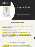 Chapter 3 Other Process Improvement and Quality Methods