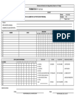 FT SST 061 Formato Inspeccion de EPP