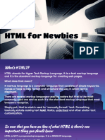 HTML For Newbies