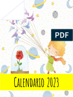 Calendario Principito