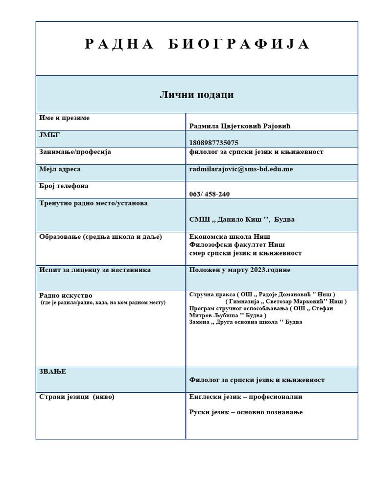 Radna | PDF
