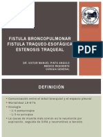 Fistula Broncopulmonar Terapia