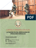 13496doc - Cartilla 86 - La Función Policial Especializada en Operaciones Especiales
