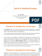 06 Target Population and Sampling Strategies