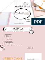 Types of Tests