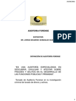 Auditoría Forense: Fraude y Corrupción