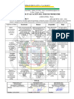 Rubrica de Evaluación