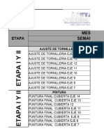 Programacion Obra Draco II - 25 Enero 2024