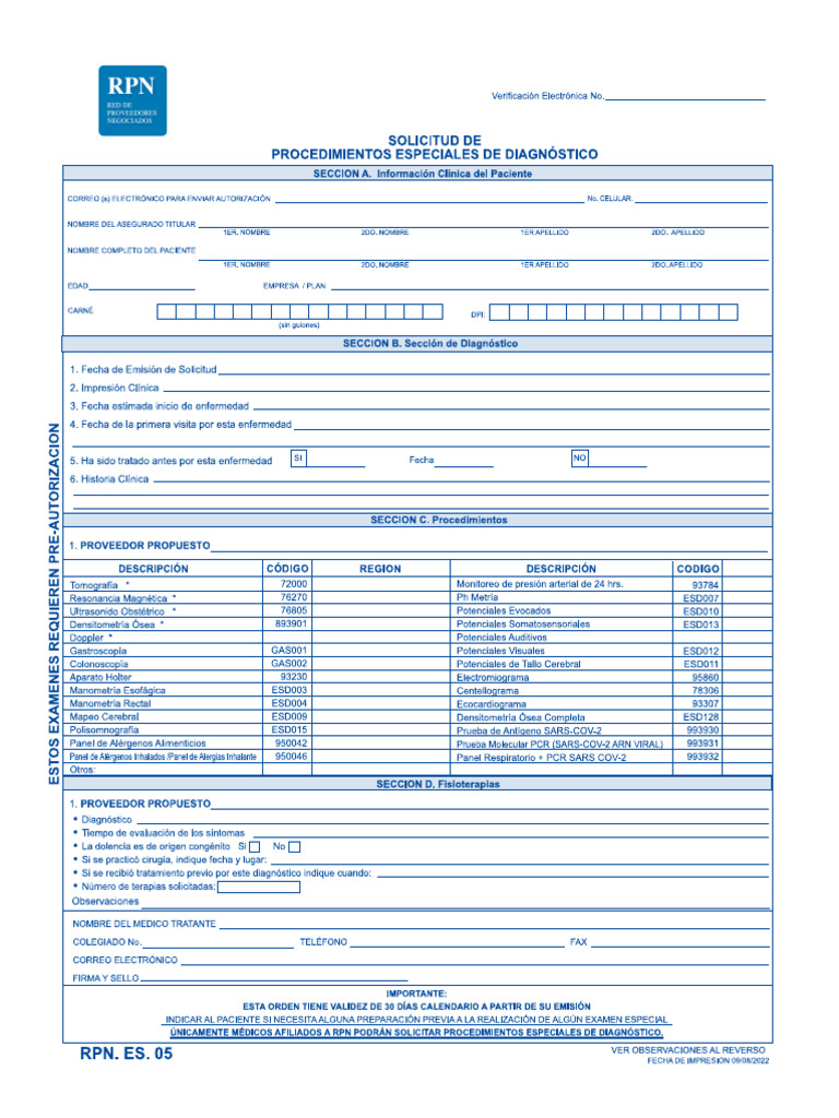 Procedimientos RPN-1 | PDF