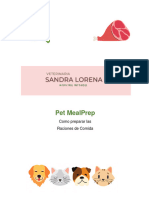 Paso A Paso Del Pet MealPrep - Vet - SandraLorena