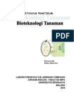 2018 Petunjuk Praktikum Bioteknologi Tanaman
