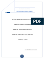 Habilidades de Comunicación Oral y Escrita Proyecto Modular