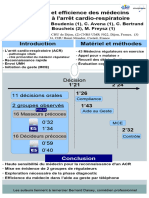 Sensibilité Et Efficience Des Médecins Régulateurs À L'arrêt Cardio-Respiratoire