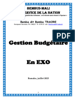 Gestion Budgétaire en EXO