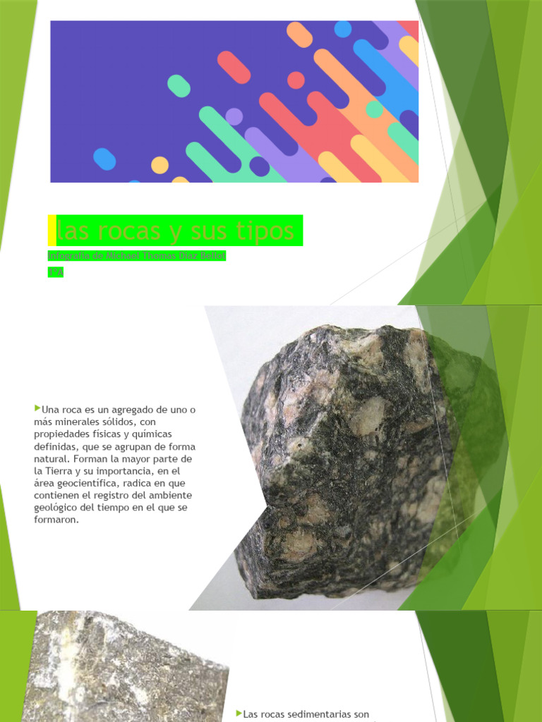 Las Rocas y Sus Tipos Infografía | PDF