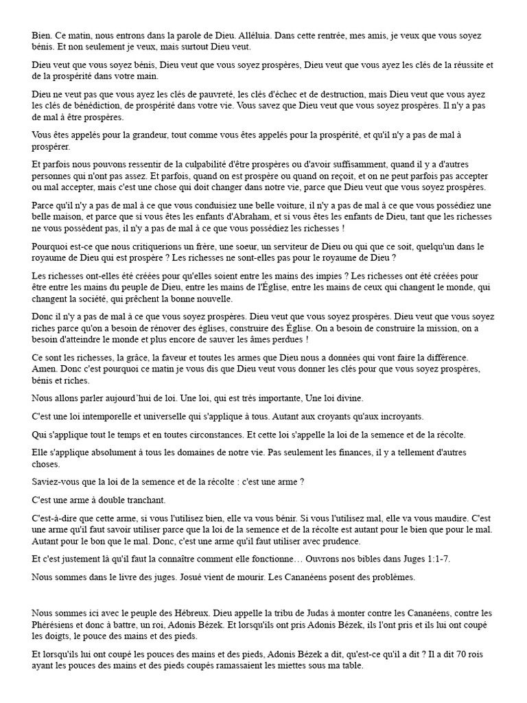 La Loi de la Semence et de la Récolte | PDF | Jésus | Résurrection de Jésus