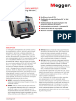 Megóhmetros de 5, 10 y 15 KV CC: MIT515, MIT525, MIT1025, MIT1525