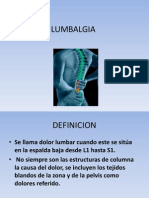 Lumbalgia: causas, clasificación y tratamiento del dolor lumbar