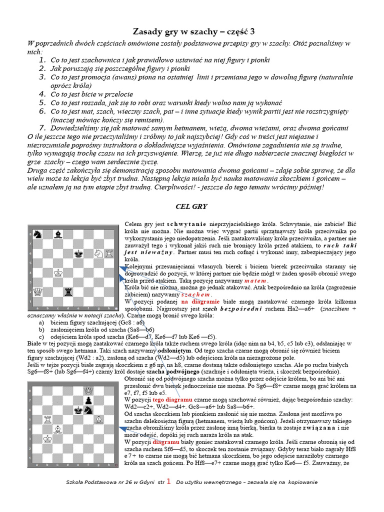 GRY W SZACHY intelligence overview