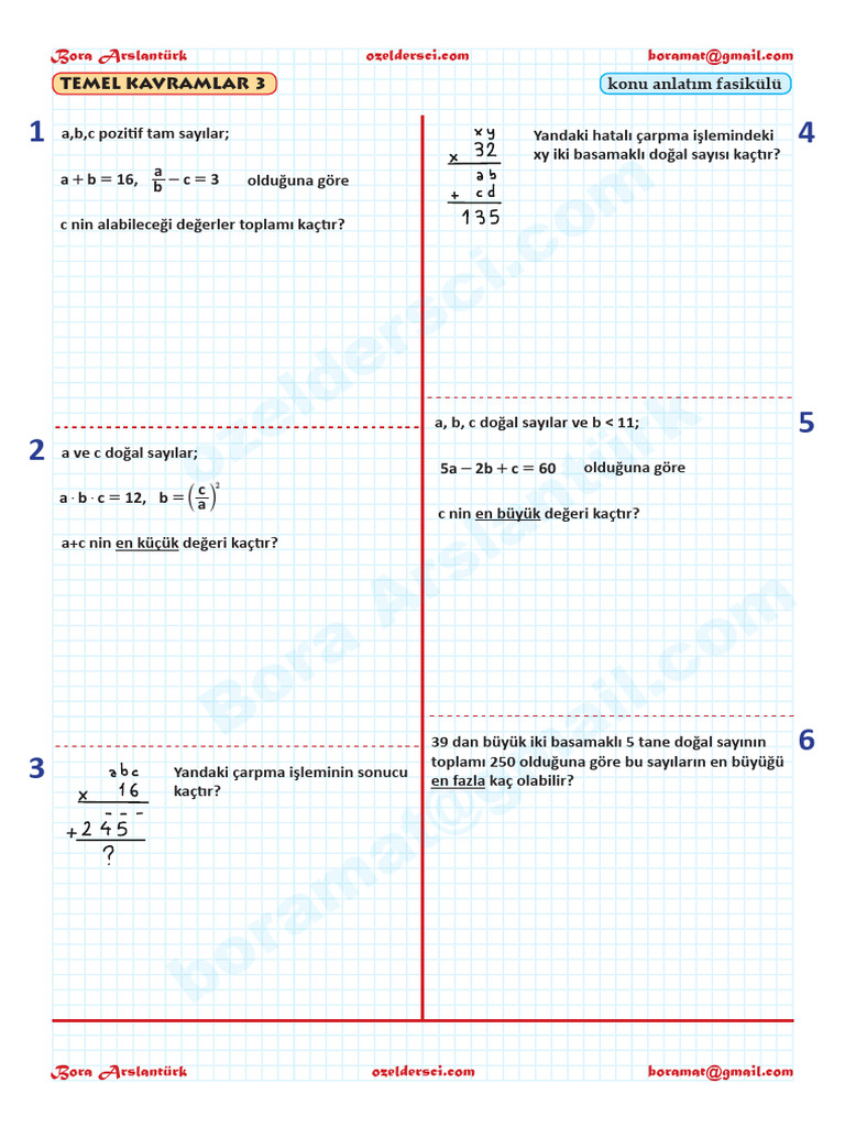 Temel Kavramlar 3 | PDF