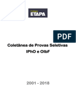 Seletivas IPhO OIbF 2001 2018