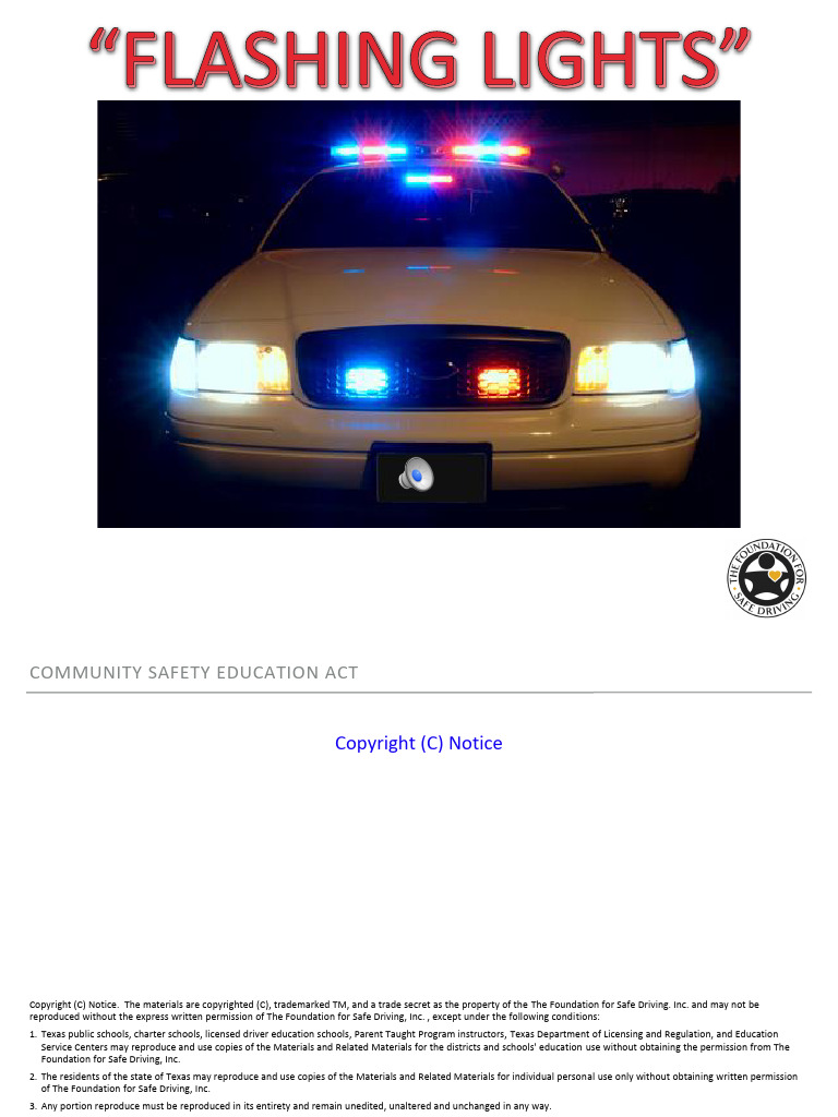 Purpose Of Community Safety Education Act