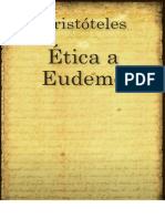 Ética Eudemia Autor Aristóteles