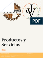Catalogo Productos y Servicios Jv-Mobel v2