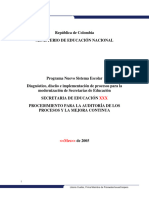 Auditoria de Procesos y Mejora Continua v4.0