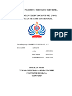 Laporan Praktikum Teknologi Oleo Kimia Pembuatan Vco