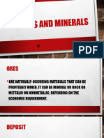 Ore and Minerals