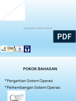 Sistem Operasi (P1) - Pengenalan Sistem Operasi