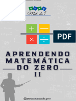 Aprendendo+Matemática+do+Zero+II+-+@matematica Do Zero