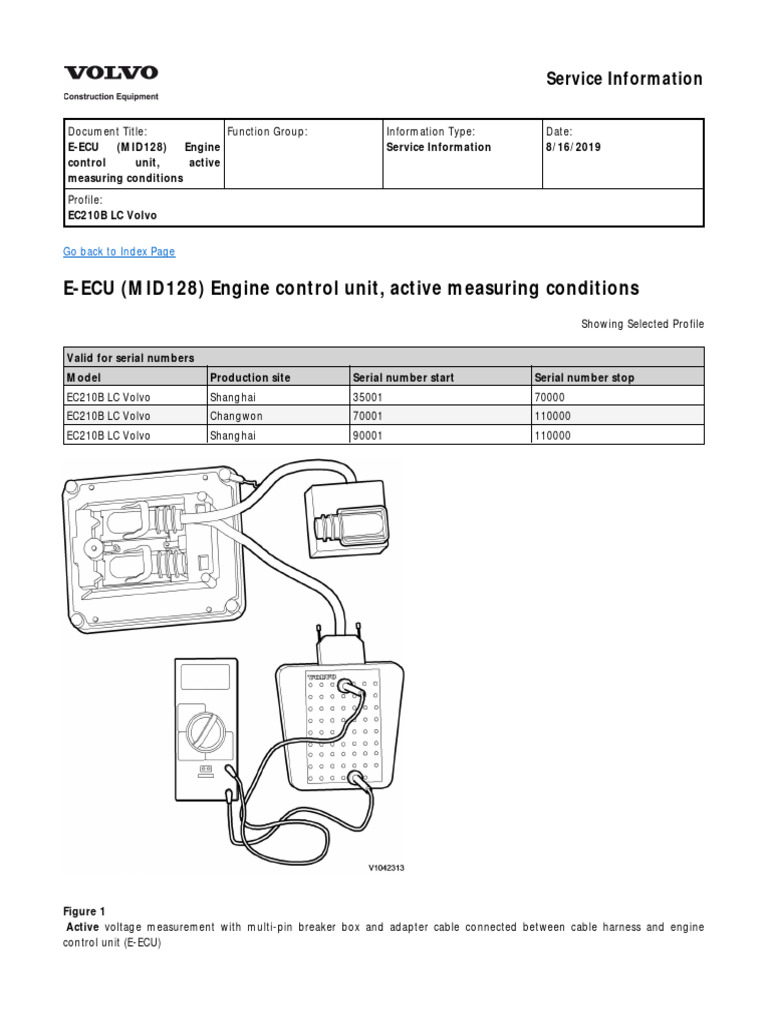 E-ECU Active Measurement Guide | PDF | Volt | Voltage