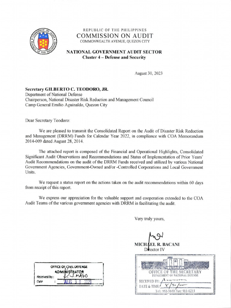 DISASTER RELIEF FUND MONTHLY REPORT visual data 5