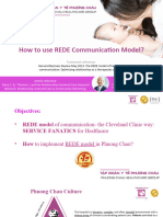 REDE Communciation Model, PCSG - HOD